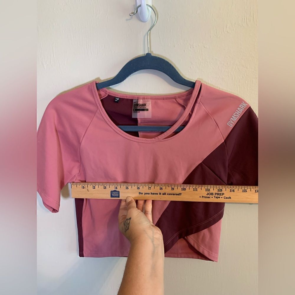 Gymshark Ruby asymmetrical Crop Top size M - Picture 5 of 6